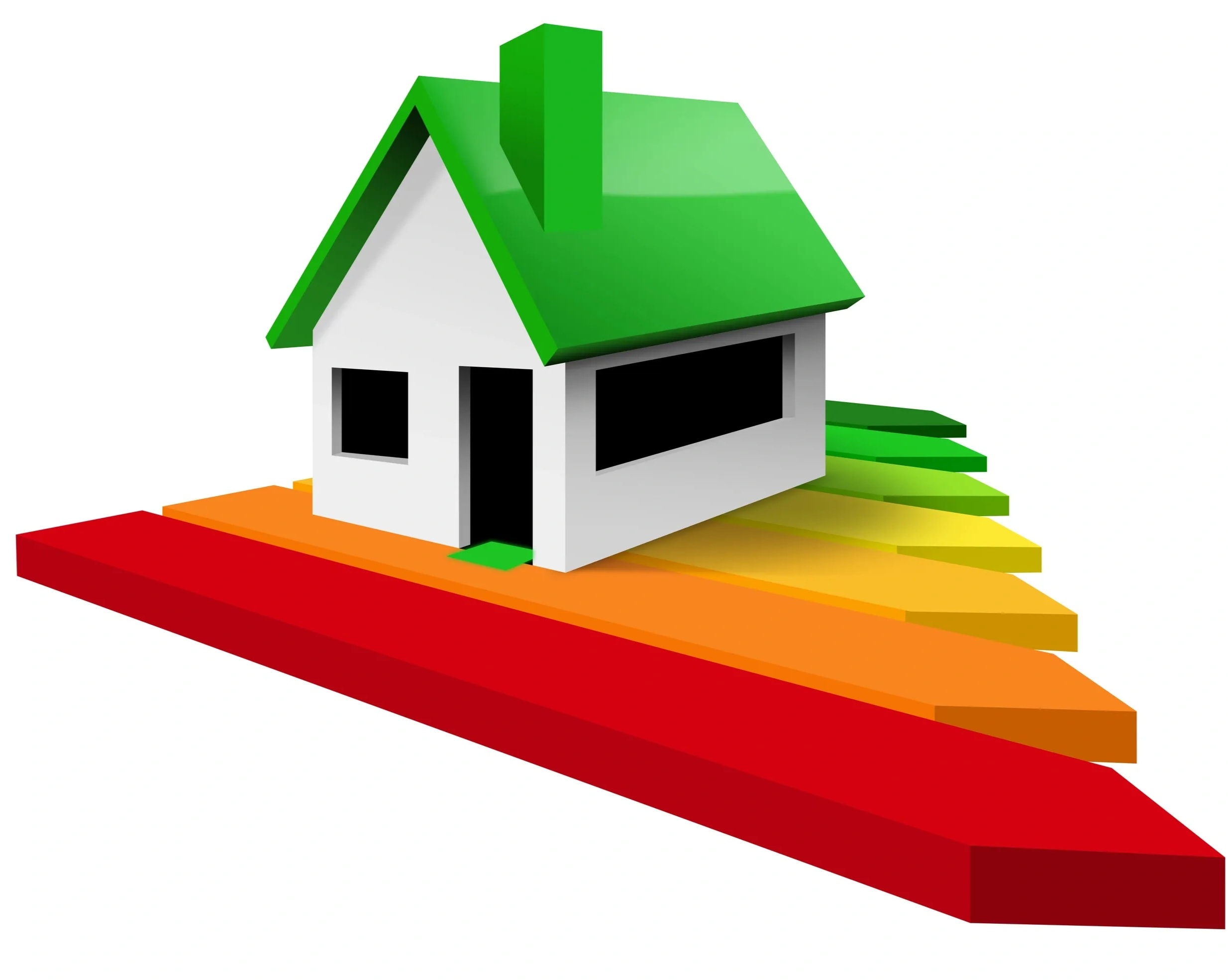 Energy performance certificate rating chart for a UK residential property